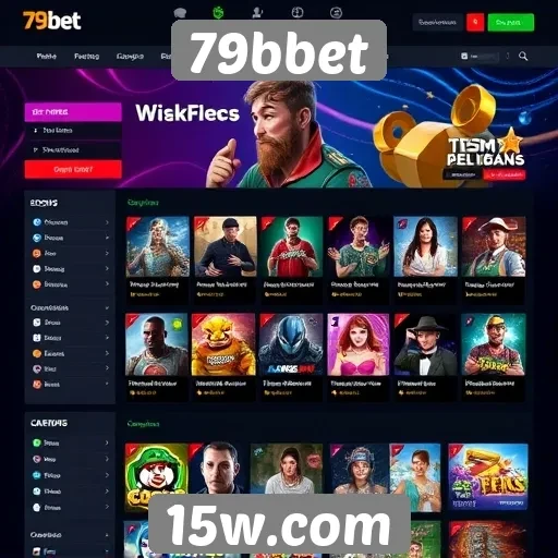 Interface de usuário do site 79bbet